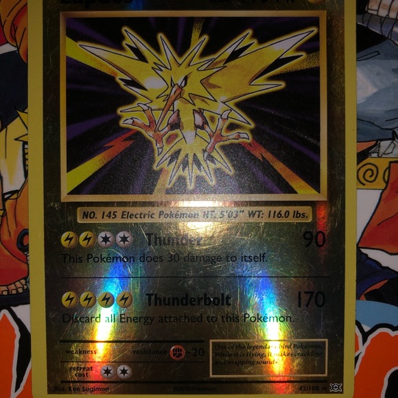 Zapdos reverse holo 42/108 - Picture 2 of 3